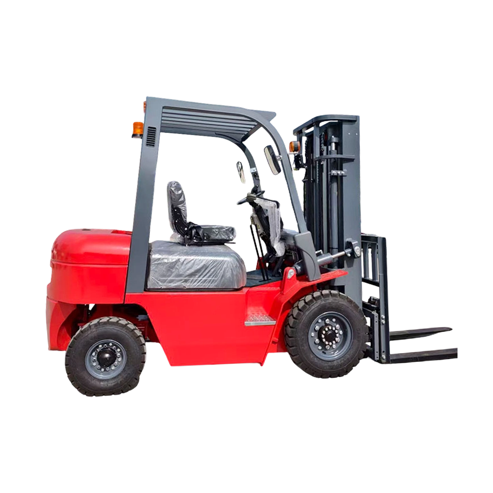 Înălțime standard 3m Anvelopă gonflabilă 2,5 tone Stivuitor diesel
